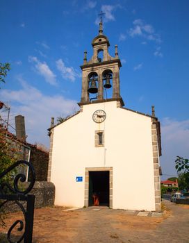 View of the Church of Santiago, Boente