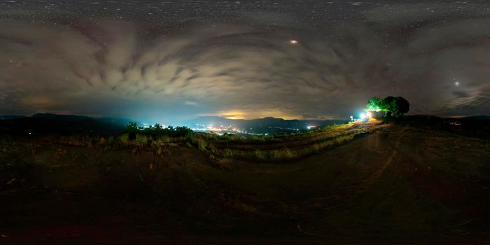 night sky Mon Muen Mak, Chiang Mai, Thailand