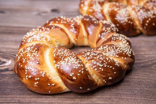 Sesame Milk Bread in a Crown, High quality photo