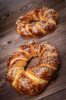 Sesame Milk Bread in a Crown, High quality photo