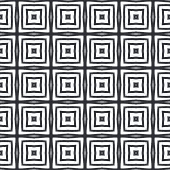 Textured stripes pattern. Black symmetrical kaleidoscope background. Trendy textured stripes design. Textile ready unequaled print, swimwear fabric, wallpaper, wrapping.