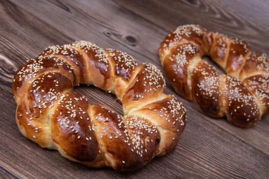 Sesame Milk Bread in a Crown, High quality photo