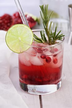 The Pomegranate Paloma is a classic cocktail made with freshly squeezed pomegranate juice in place of soda and a generous helping of tequila. Ideal for holiday celebrations.