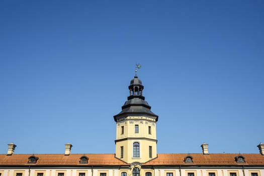 Summer Nesvizh Castle in the city of Nesvizh.Belarus.