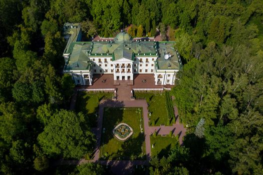 Moscow region, Russia. The former old noble manor of Lyalovo is located in the park-hotel Morozovka