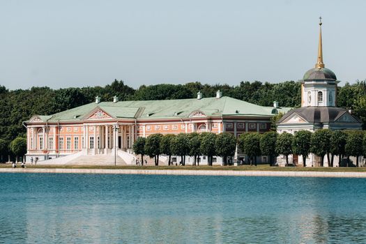 Kuskovo manor in Moscow, Russia. Kuskovo manor is a unique monument of the XVIII century, a Summer residence in Moscow.