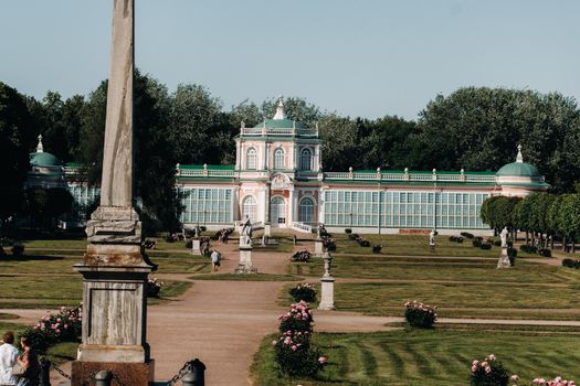 Kuskovo manor in Moscow, Russia. Kuskovo manor is a unique monument of the XVIII century, a Summer residence in Moscow.