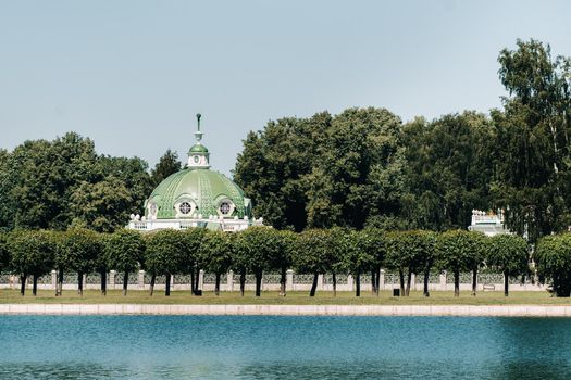 Kuskovo manor in Moscow, Russia. Kuskovo manor is a unique monument of the XVIII century, a Summer residence in Moscow.
