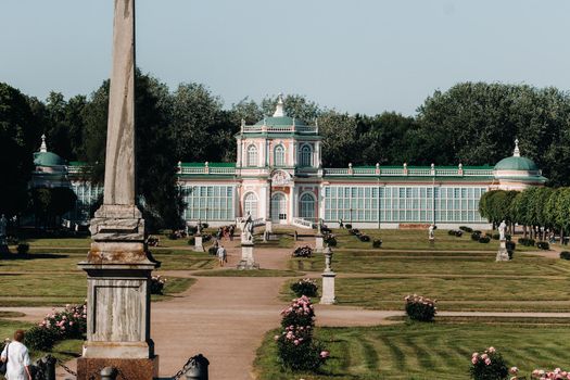 Kuskovo manor in Moscow, Russia. Kuskovo manor is a unique monument of the XVIII century, a Summer residence in Moscow.