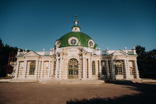 Kuskovo manor in Moscow, Russia. Kuskovo manor is a unique monument of the XVIII century, a Summer residence in Moscow.