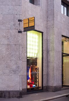 View of Montenapoleone street in Milan, Italy