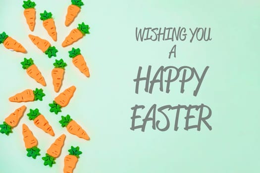 text wishing you a happy easter. High quality photo