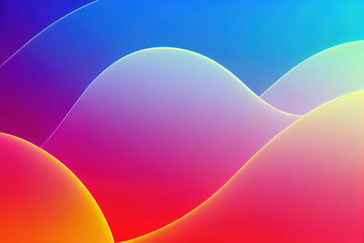 Full color flow wave trendy background. Background for presentation, brochure, booklet, poster. Beautiful colorful gradient background, abstract wallpaper. download image