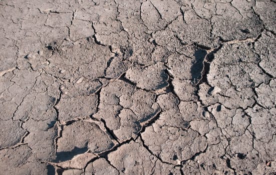 Background of dry cracked earth, parched earth, texture of earth dirt, desert, global warming, climate change.