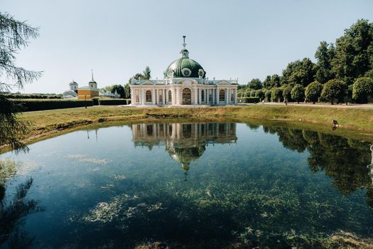 Kuskovo manor in Moscow, Russia. Kuskovo manor is a unique monument of the XVIII century, a Summer residence in Moscow.
