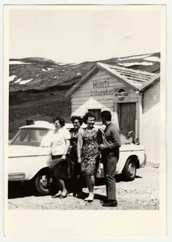 ITALY, CIRCA 1960s: Vintage photo shows people on vacation, circa 1960s.