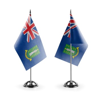 Small national flags of the British Virgin Islands on a white background.