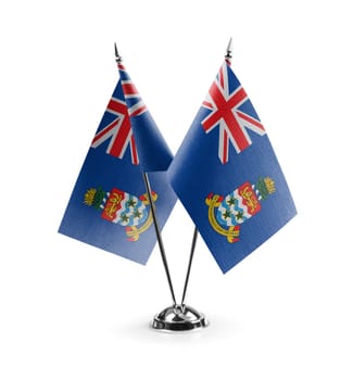 Small national flags of the Cayman Islands on a white background.