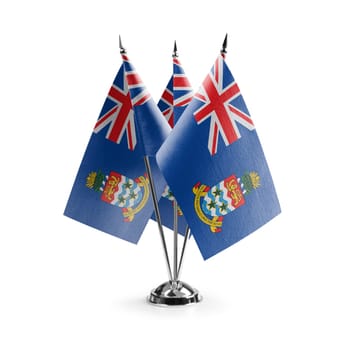Small national flags of the Cayman Islands on a white background.