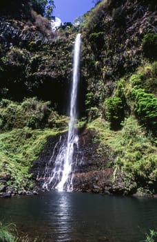 Great Waterfall in Montagne d'Ambre National Park, Antsiranana, Madagascar, Africa