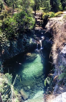 Natural Swiming pool, Isalo National Park, Fianarantsoa, Madagascar, Africa