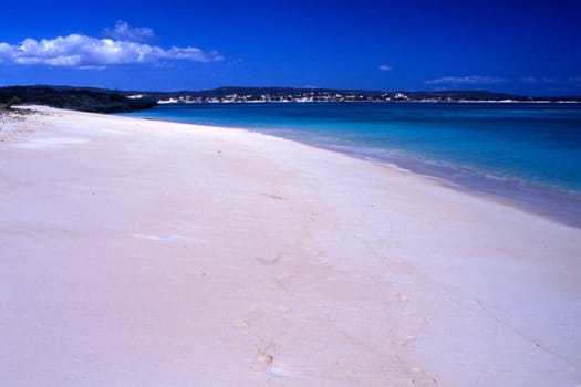 Tropical beach in Nosy Suarez island, Antsiranana or Diego Suarez, Madagascar, Africa