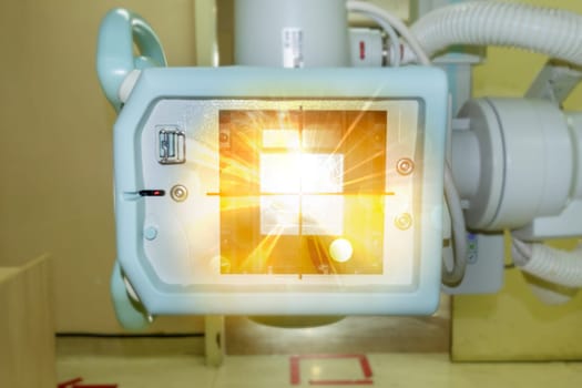 X-ray generator tube or X-ray general device ,modern medical equipment in the hospital.