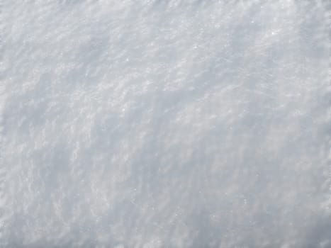 Top view background of fresh snow texture background 3D rendering.