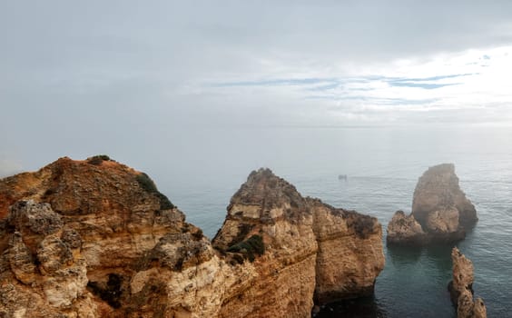 The rock formation of Ponta de Piedade - Lagos - Portugal.