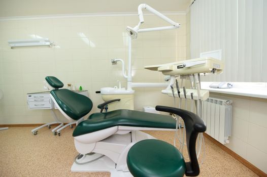 dentist's workplace in the dental office, accessories.
