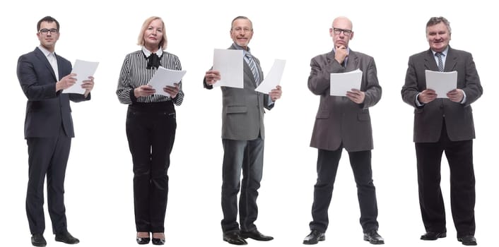 collage of people holding a4 sheet in hands