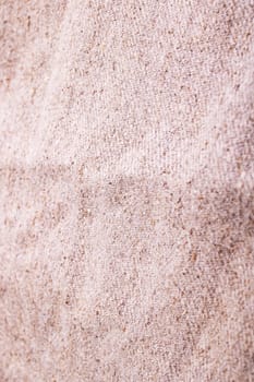 Gray burlap cloth close up, background or texture
