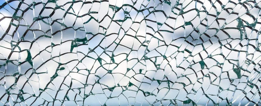 Useful texture overlay. A broken glass on. with many sharp shards. Useful texture overlay for background.