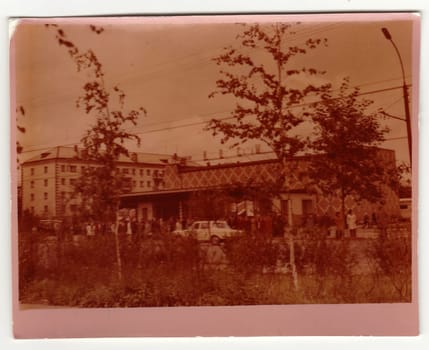 USSR - CIRCA 1970s: Vintage photo shows street in USSR.