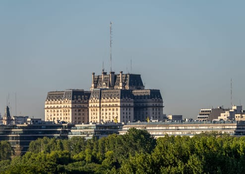 The Libertador Building or Edificio Libertador houses the Ministry of Defense in Buenos Aires