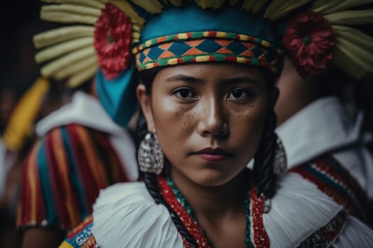 Colombian festival, masks, authentic local outfits, big boots, bright colors, slashed faces. carnival. High quality 3d illustration. Generative AI