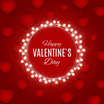 Valentine's Day Love and Feelings Sale Background Design. Vector illustration EPS10