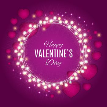 Valentine's Day Love and Feelings Sale Background Design. Vector illustration EPS10