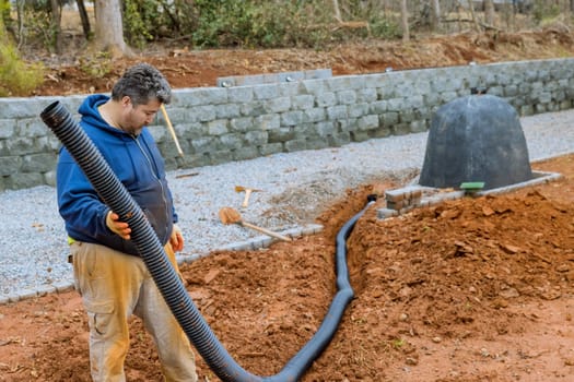 Assembling drainage pipe is necessary for collecting rainwater.