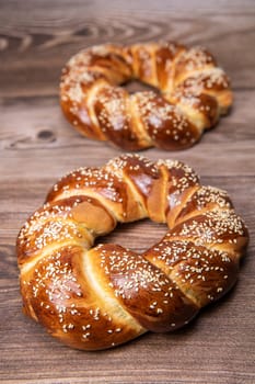 Sesame Milk Bread in a Crown, High quality photo