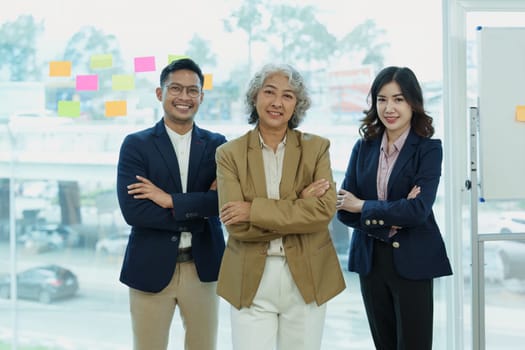 Asian entrepreneurs and business people meeting in a conference room in business planning, financial budget and investment risk assessment to analyze customer groups to increase company growth.