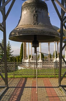 View from Pochaev Lavra to Pochaev, a city in western Ukraine.