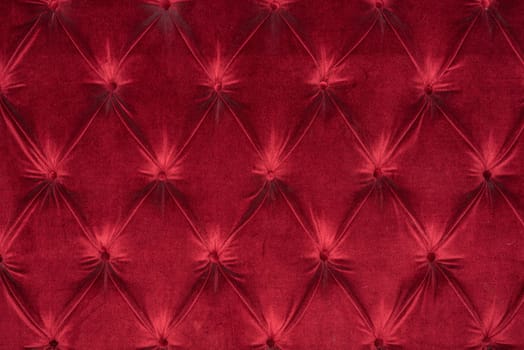 Red quilted backdrop
