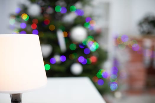 The perfect background for your own Christmas card concept with a blurred background using the bokeh effect from your camera.