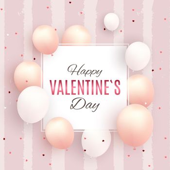 Valentine's Day Love and Feelings Background Design. Vector illustration EPS10