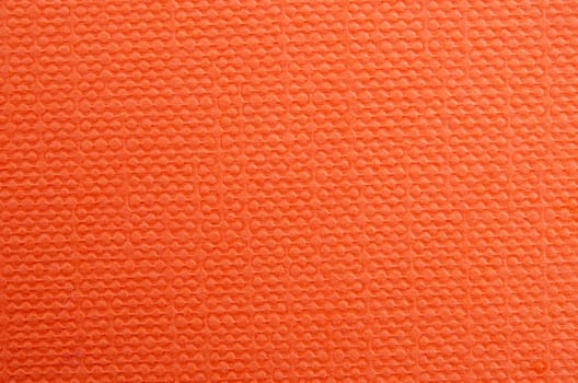 Abstract orange wrinkled paper texture background or backdrop.