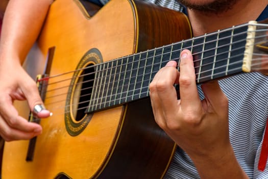 Seven string guitar, traditional samba and chorinho instrument, Brazilian musical styles