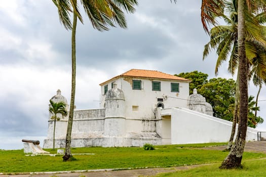 Historic fortress of Monte Serrat built in Salvador, Bahia at the end of the 17th century