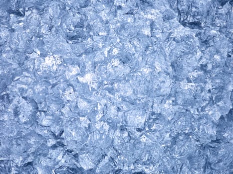 close up of ice