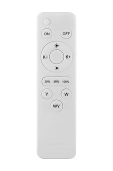 control panel for consumer electronics on white background in insulation